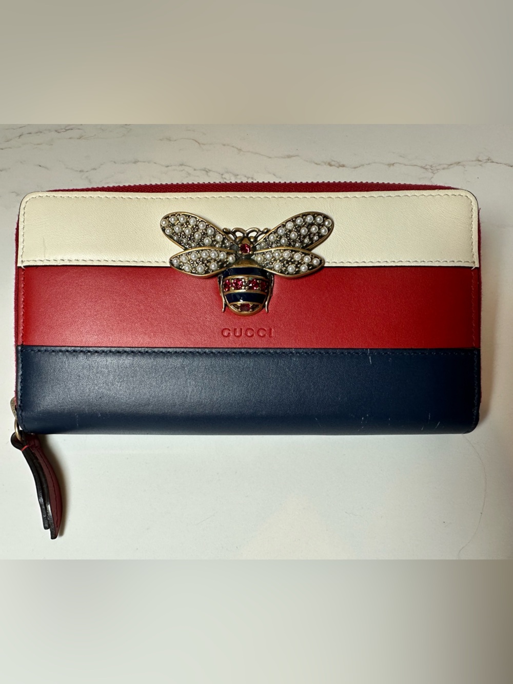 Gucci Queen Margaret Zippy Continental Wallet